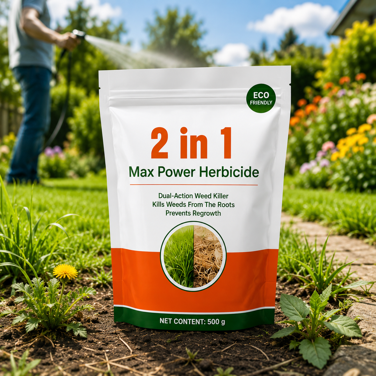 Dual-Action Weed Killer - Max Power Herbicide “BUY 1 GET 1 FREE”