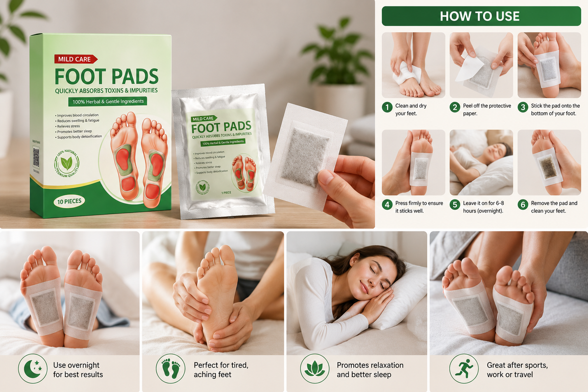 Foot Pads (Pack of 1) 10 Patches